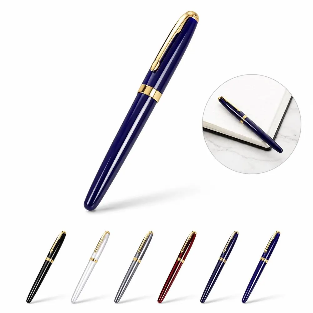 Refillable Metal Writing Pen for Office and Daily Use 2
