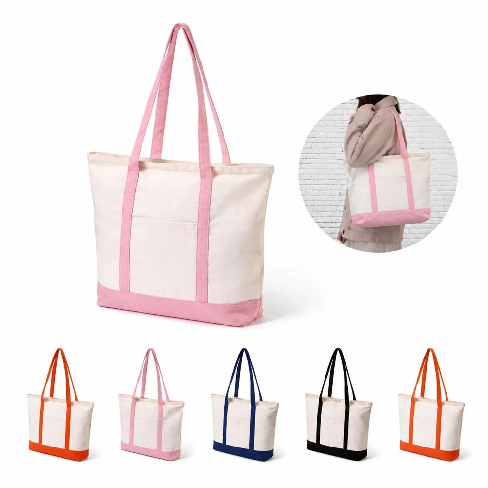 Cotton Canvas Tote Bag for Groceries and Daily Use 2