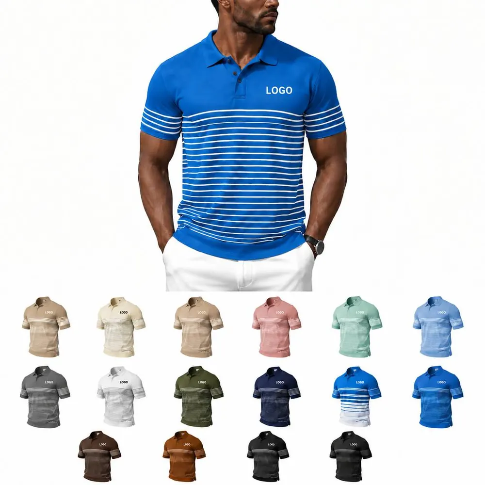 Men's Casual Button-Down Short Sleeve Shirt Breathable