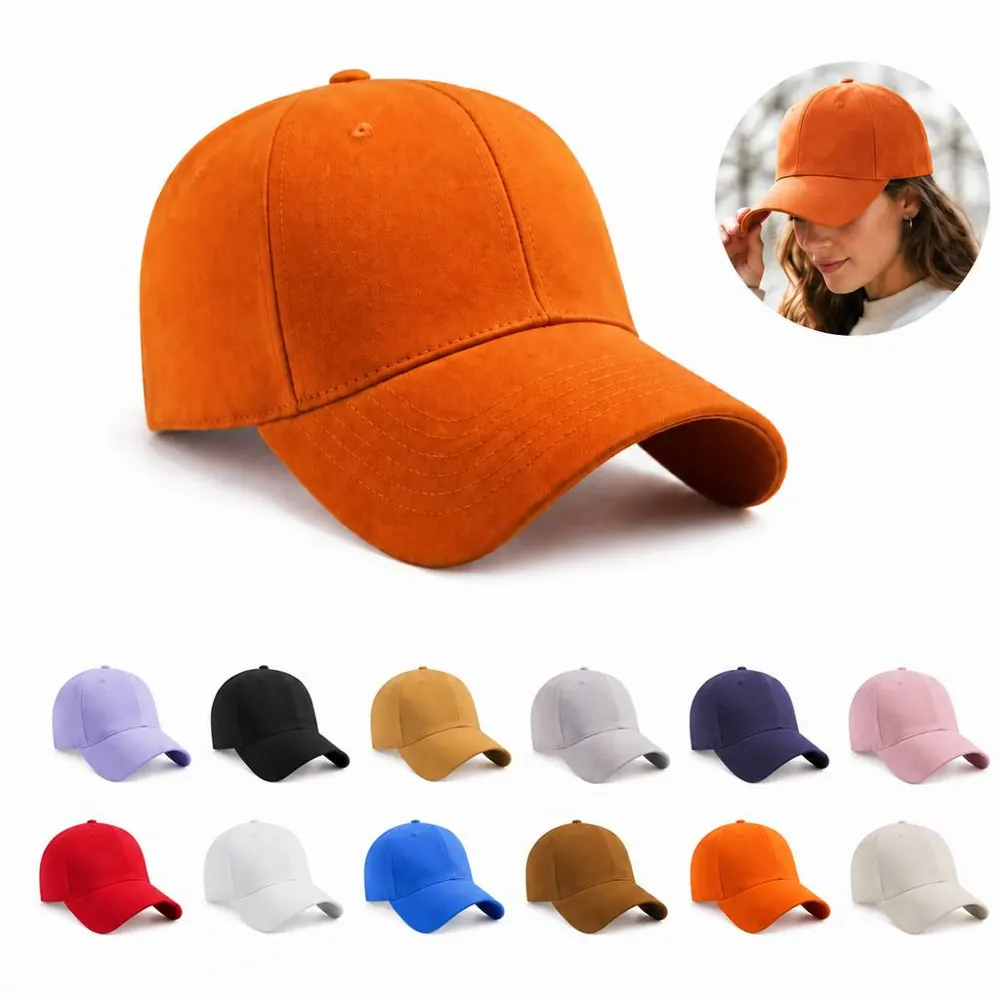 Adjustable Soft Cotton Baseball Cap for Sun Protection 2