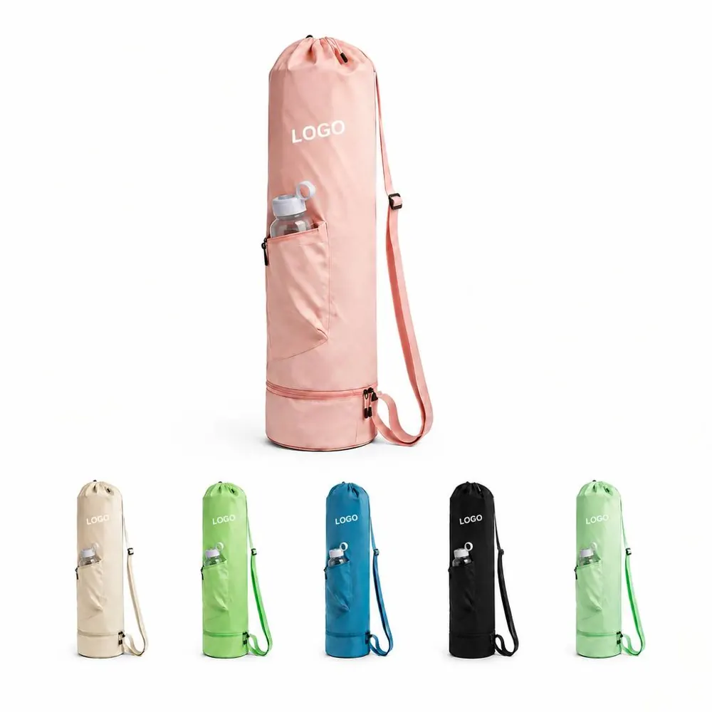 Compact Yoga Mat Carrier Bag with Adjustable Shoulder Strap