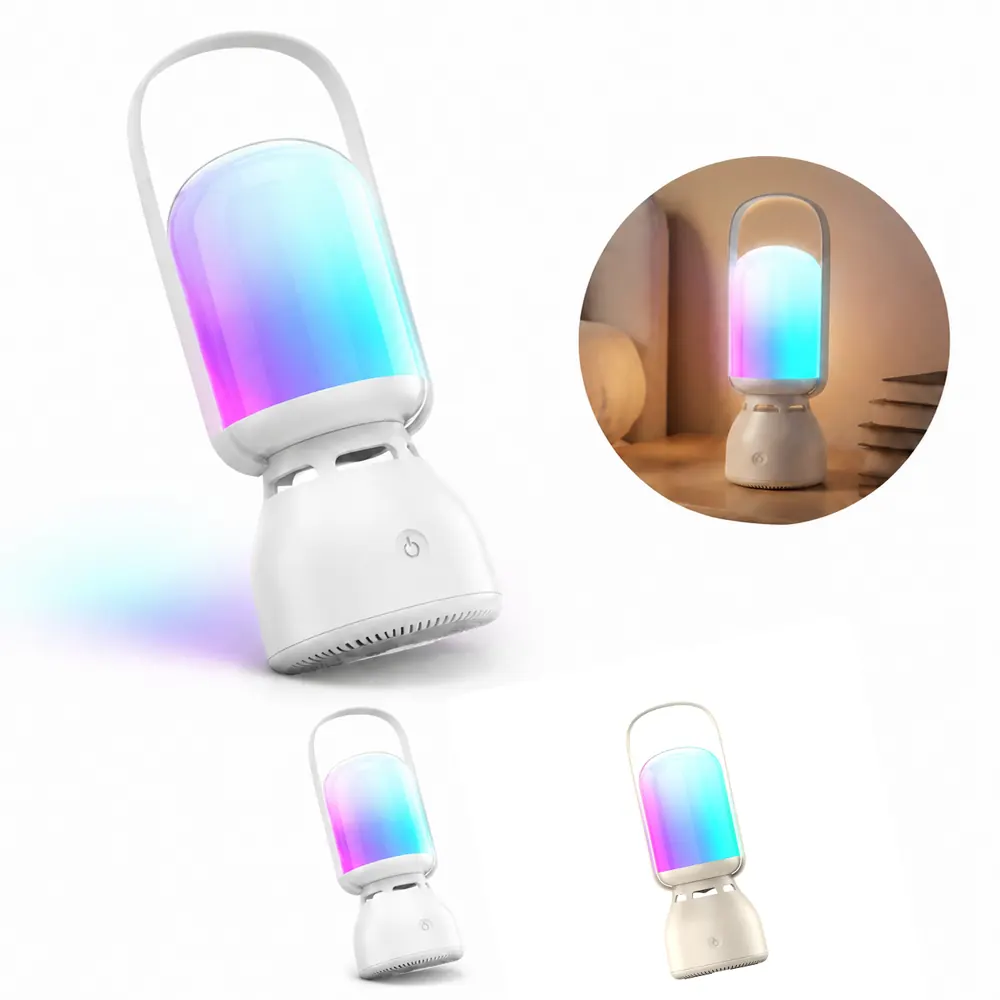 Portable wireless audio lamp with LED Light 2