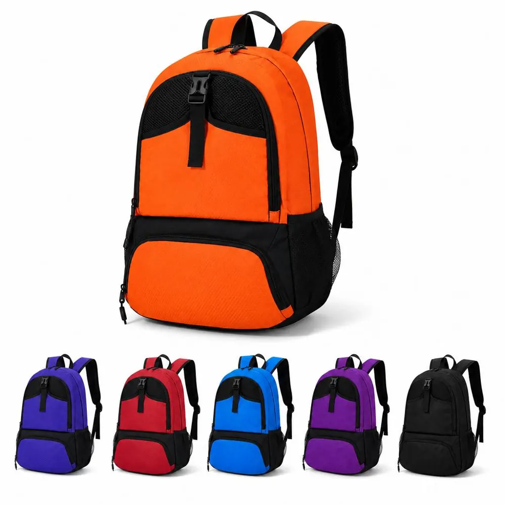 Basketball Gear Bag with Ball Compartment and Padded Strap 2