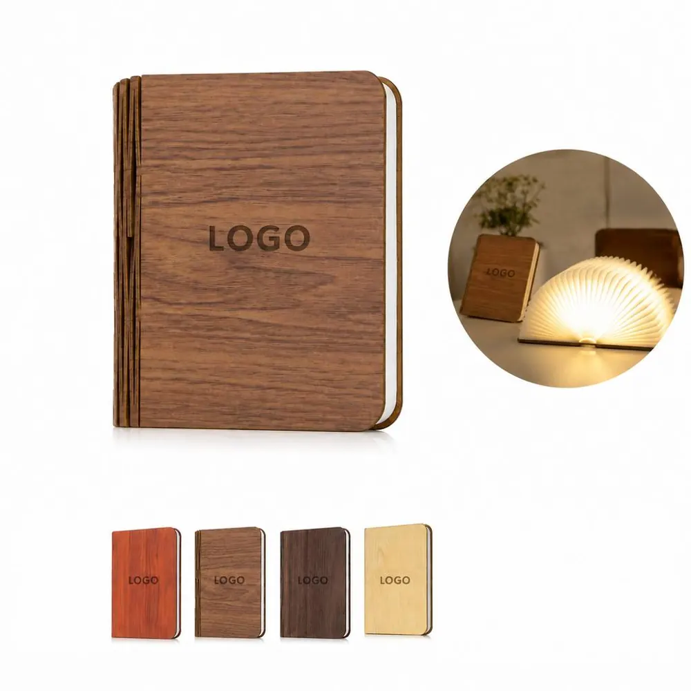 Foldable Book-Shaped LED Reading Lamp with 8 Colors