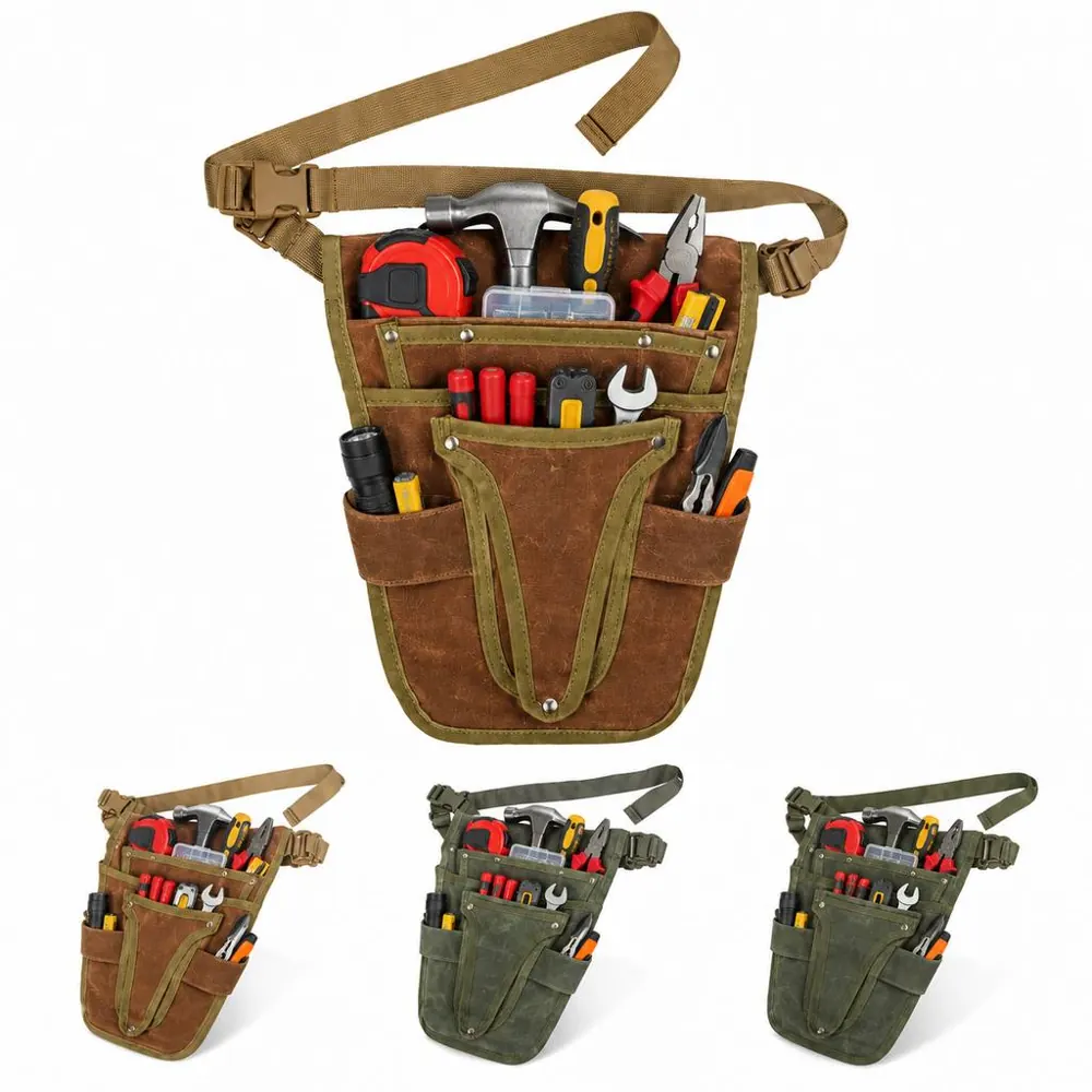 Heavy-Duty Multi-Pocket Tool Storage Pouch 2