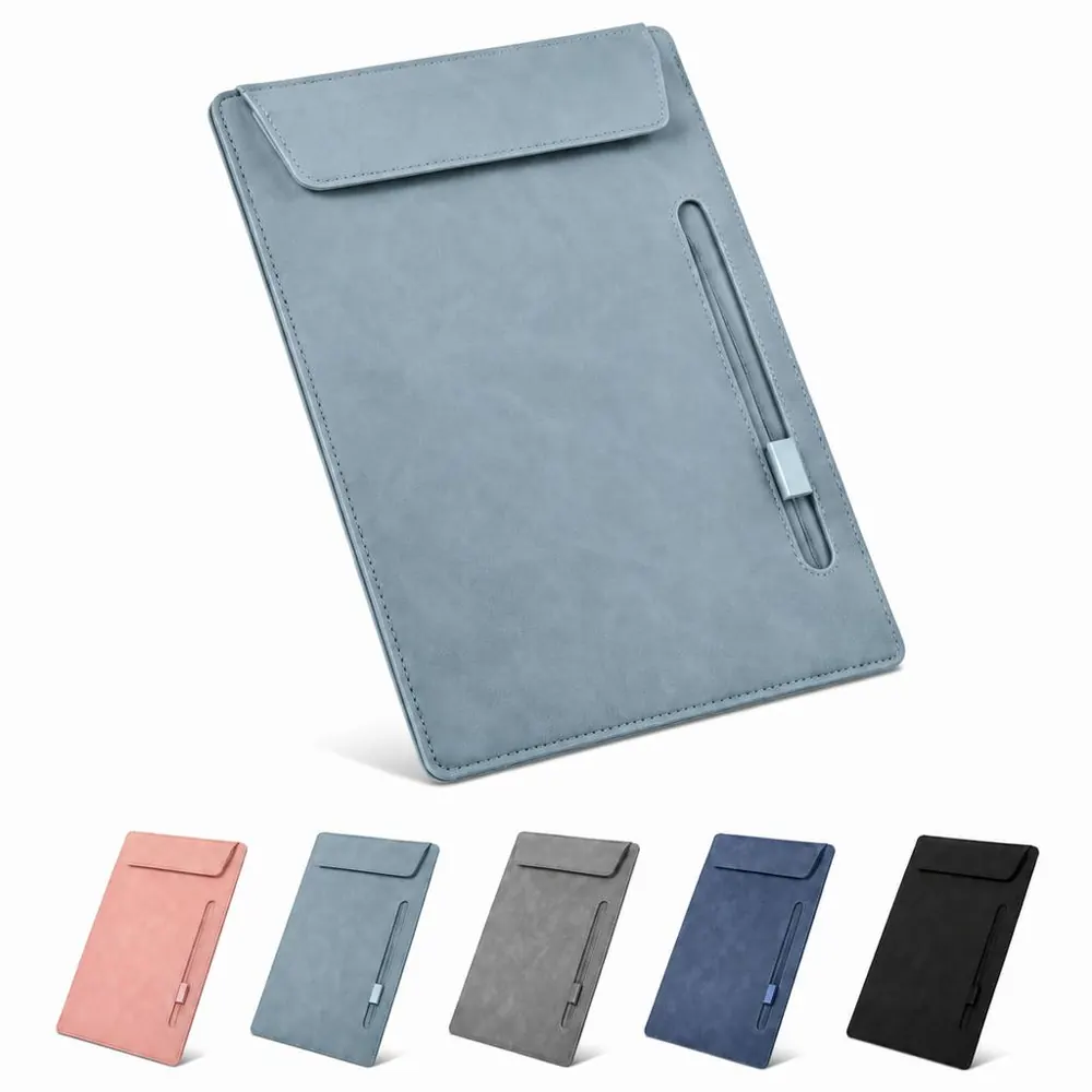 Magnetic Closure PU Leather Clipboard 2