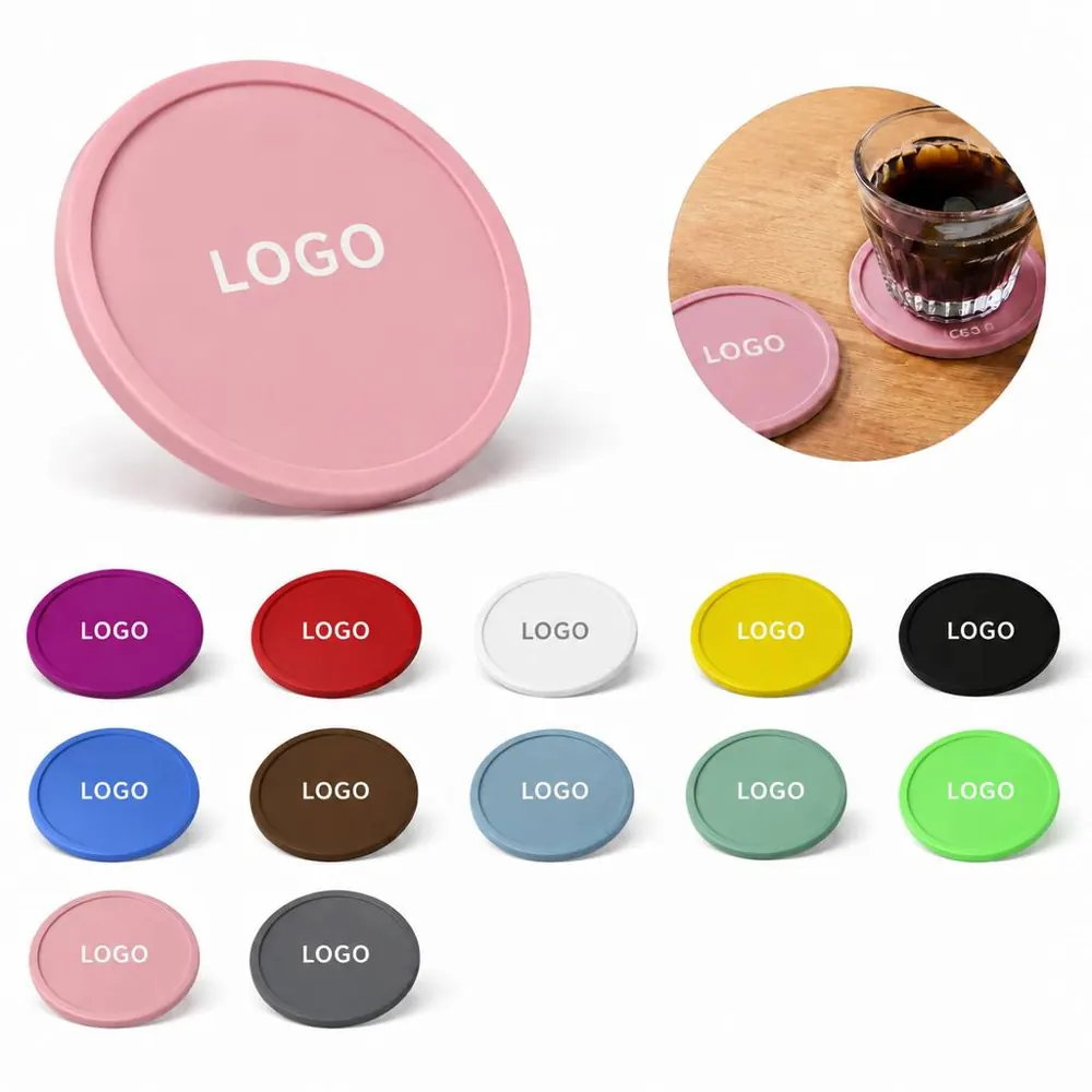 Flexible Silicone Drink Coaster for Table Protection