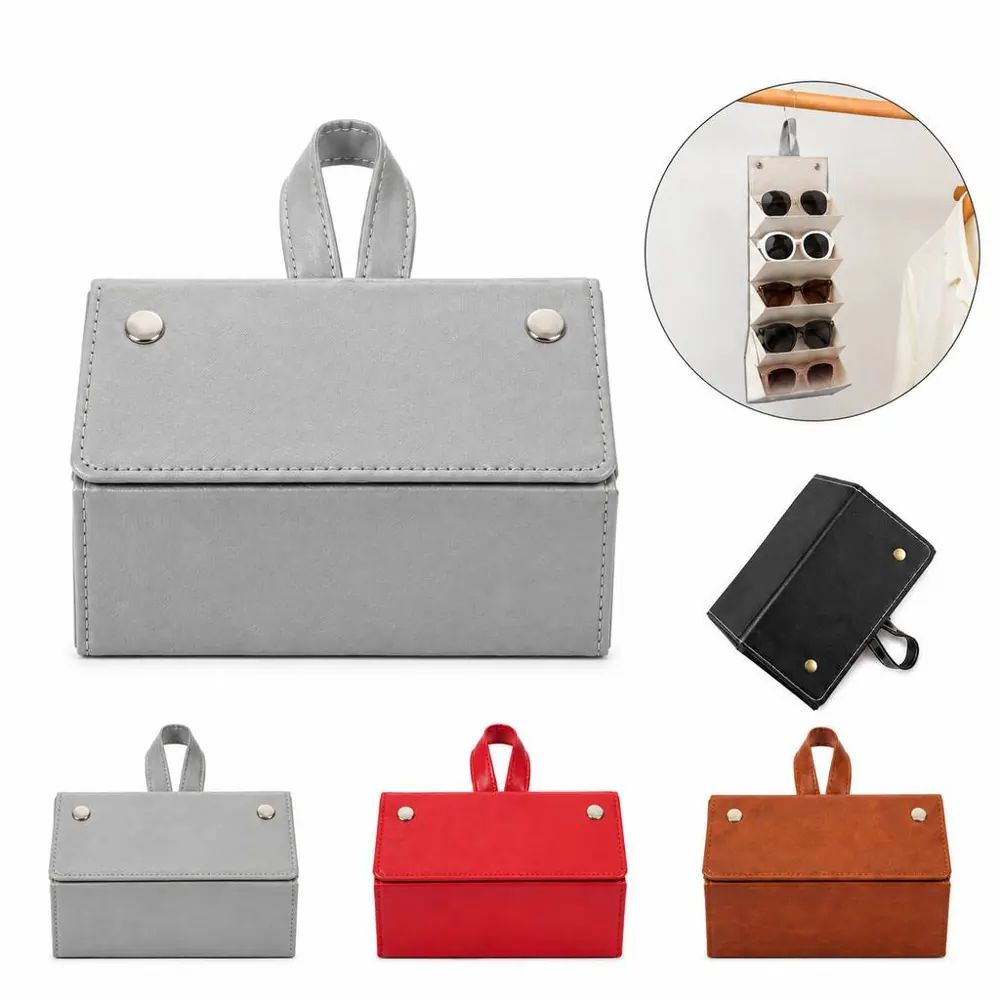 Foldable Sunglasses Case Storage Organizer 2