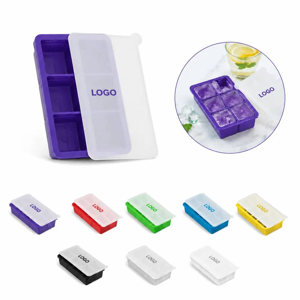 Food-Grade Silicone Ice Cube Mold Reusable Flexible Tray