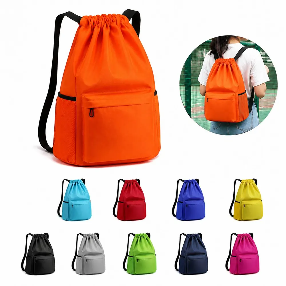 Water-Resistant Drawstring Bag for Outdoor Daily Use 2