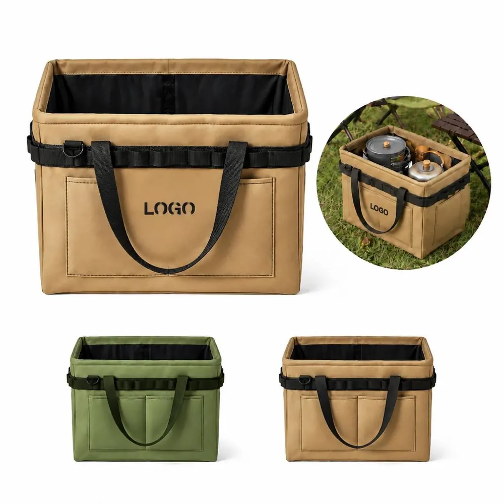 Foldable Oxford Fabric Tool Storage Tote Bag