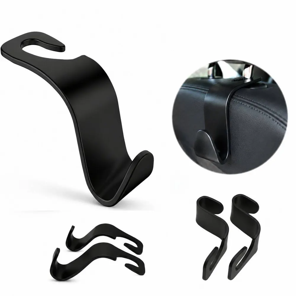 Universal Car Headrest Hook for Bag and Grocery Organization 2