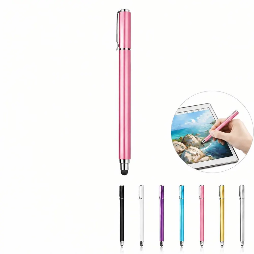 2-in-1 Fiber Tip Stylus Pen for Writing and Touchscreen 2