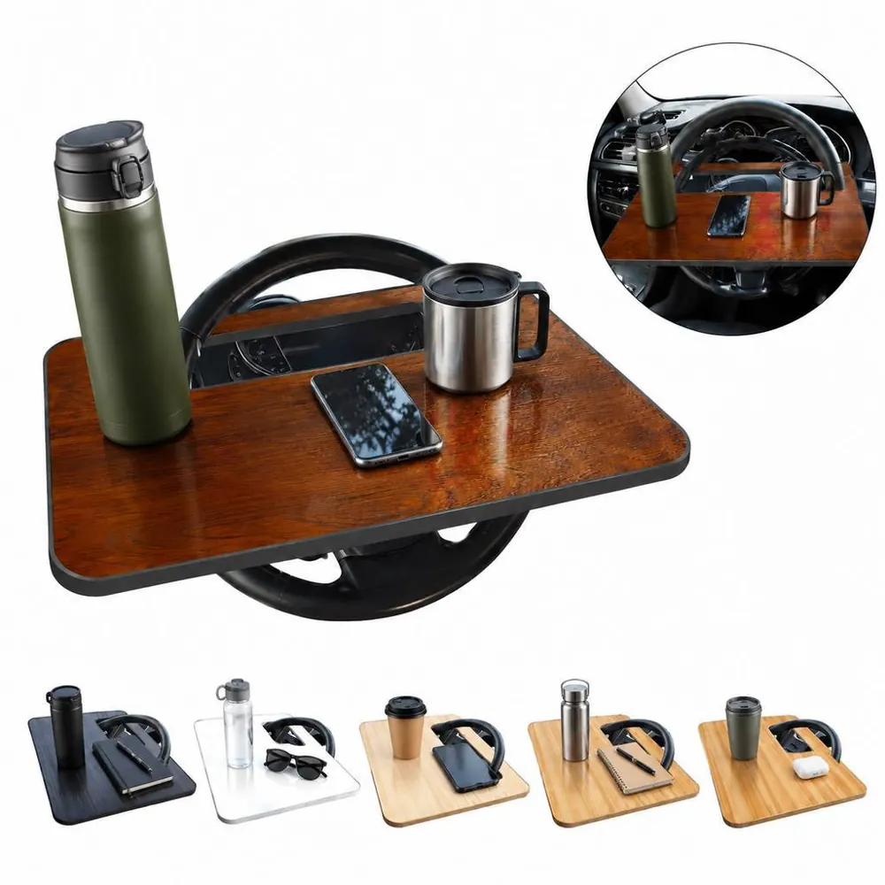 Portable Car Steering Wheel Desk for Laptop and Writing 2