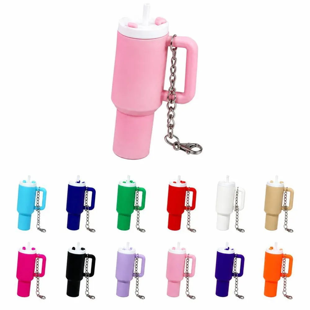 Mini Tumbler-Shaped Keychain Charm for Daily Carry 2