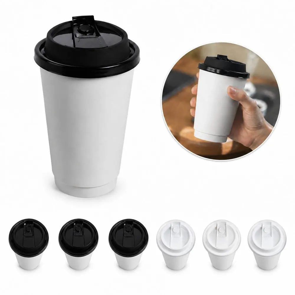 16 oz White Paper Cup for Cold Drinks, Moisture Resistant 2