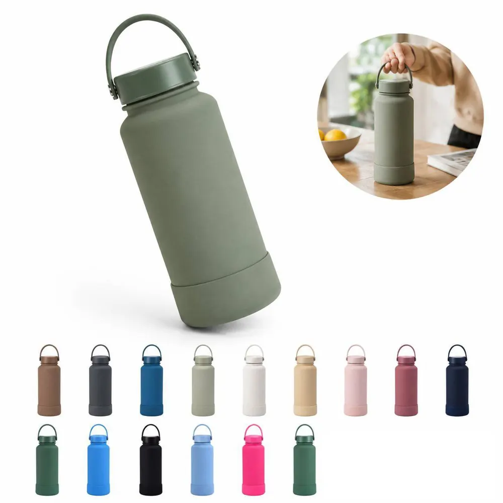 34 oz Insulated Stainless Steel Water Bottle Leak-Proof Lid 2