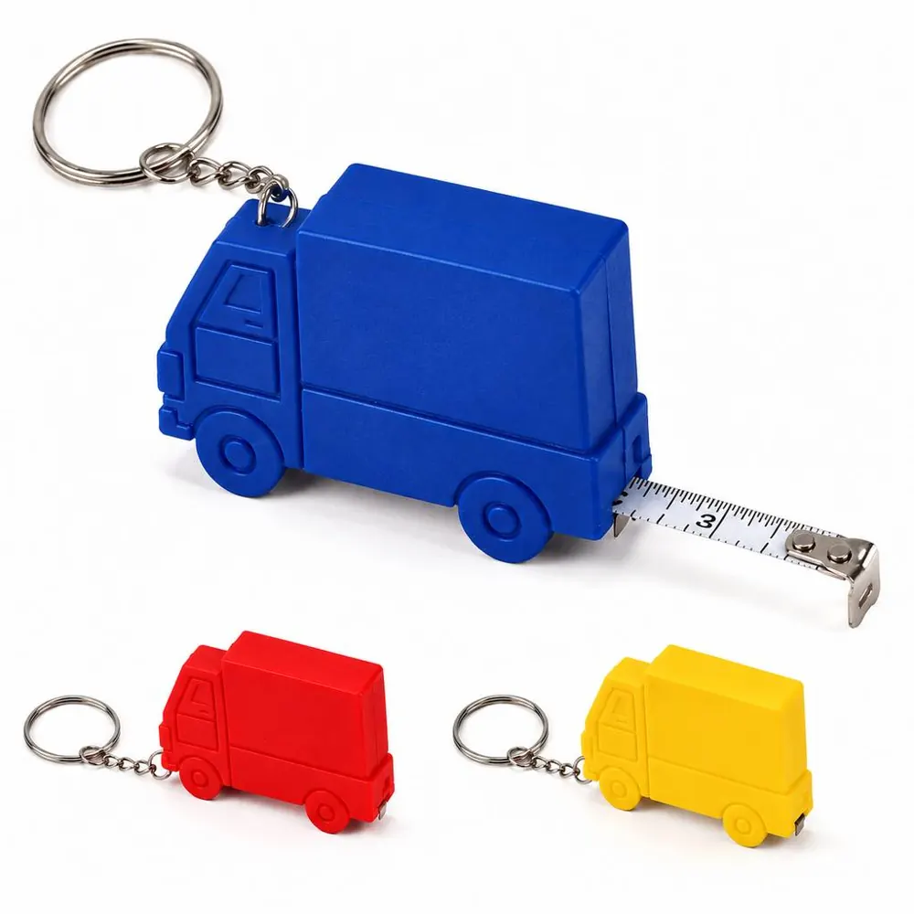 Compact Retractable Keychain with Tape Measure 2