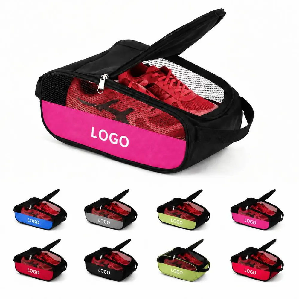 Golf Shoe Carrier with Ventilated Mesh Design