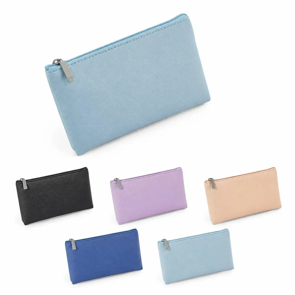 Portable PU Cosmetic Pouch with Zipper for Travel 2