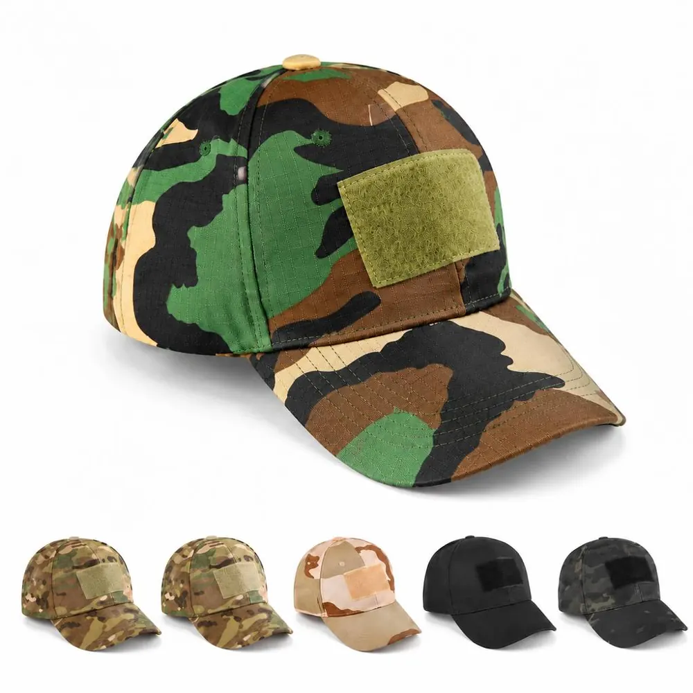 Camouflage Adjustable Breathable Outdoor Baseball Cap 2