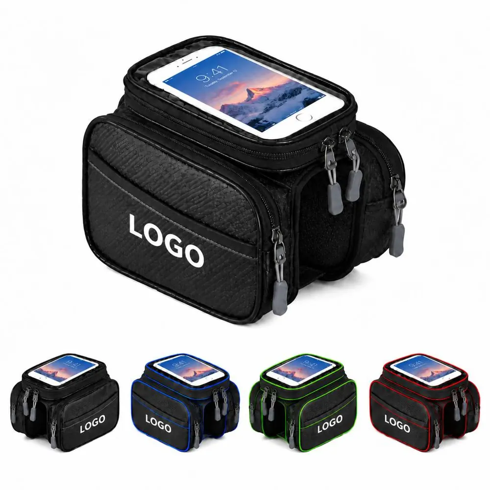Water-Resistant Bike Frame Bag for Front Storage