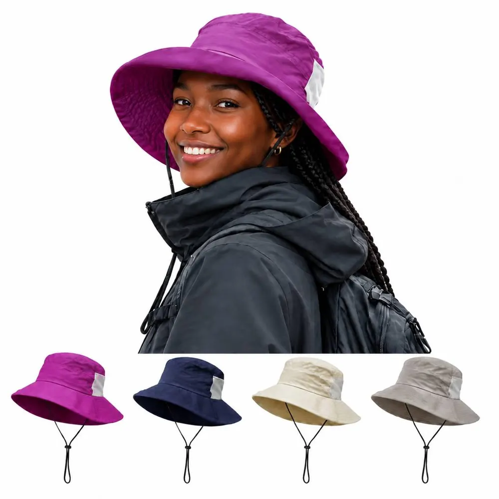 Wide Brim Foldable Bucket Hat for Sun Protection UPF50 2