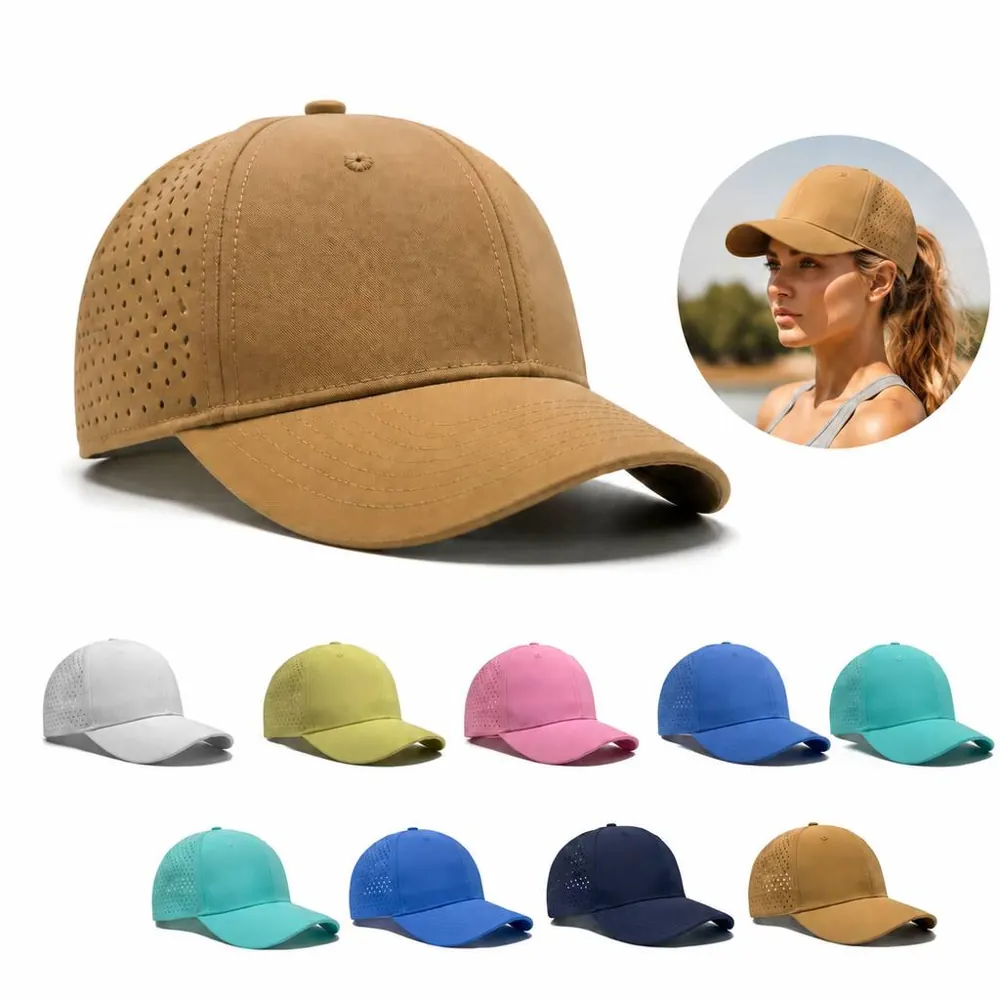 Adjustable Breathable Cotton-Blend Baseball Cap 2