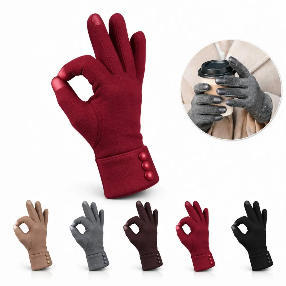 Winter Touchscreen Fleece Gloves for Warmth 2