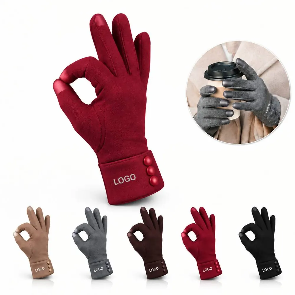 Winter Touchscreen Fleece Gloves for Warmth