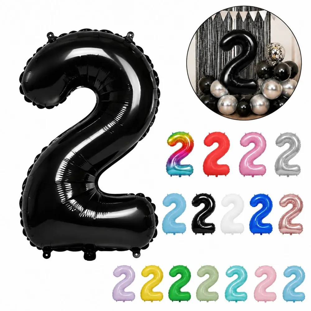 Birthday Number Balloon Set for Party Decor 2