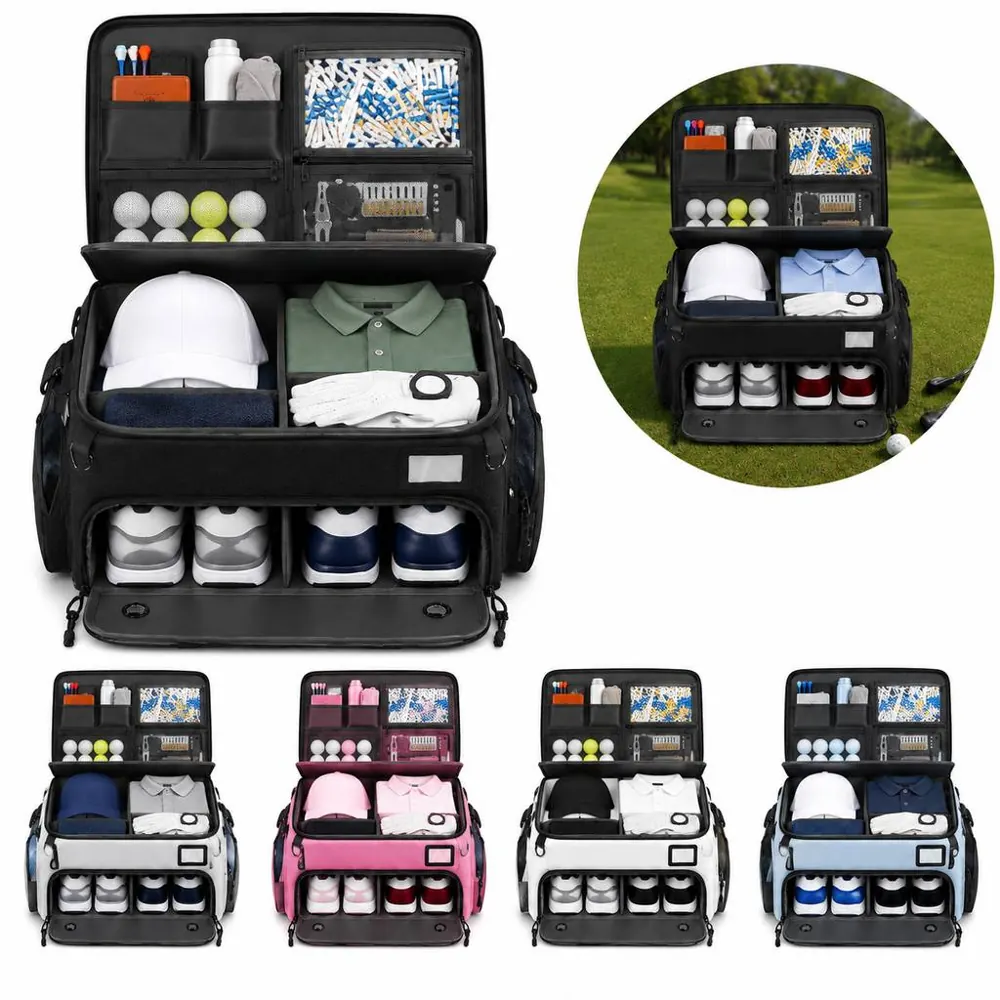 Golf Gear Travel Case with 4 Compartments 2