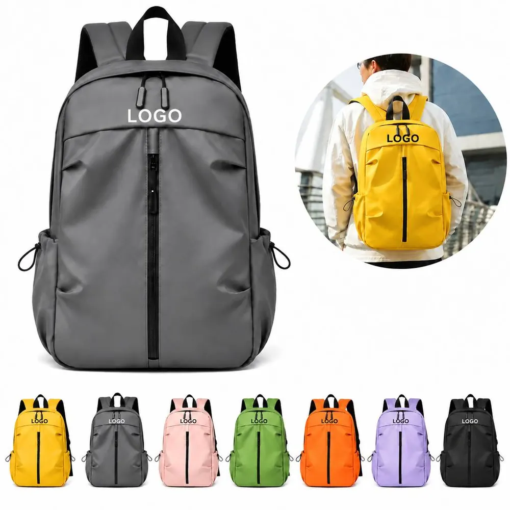 Water-Resistant Unisex Daypack for Outdoor Use