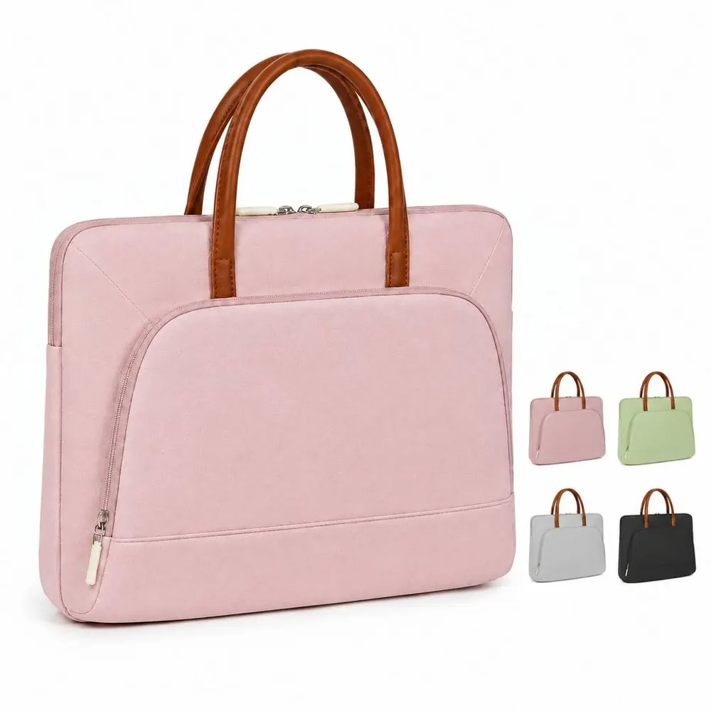 Water-Resistant Plush Laptop Organizer for 16-Inch 2