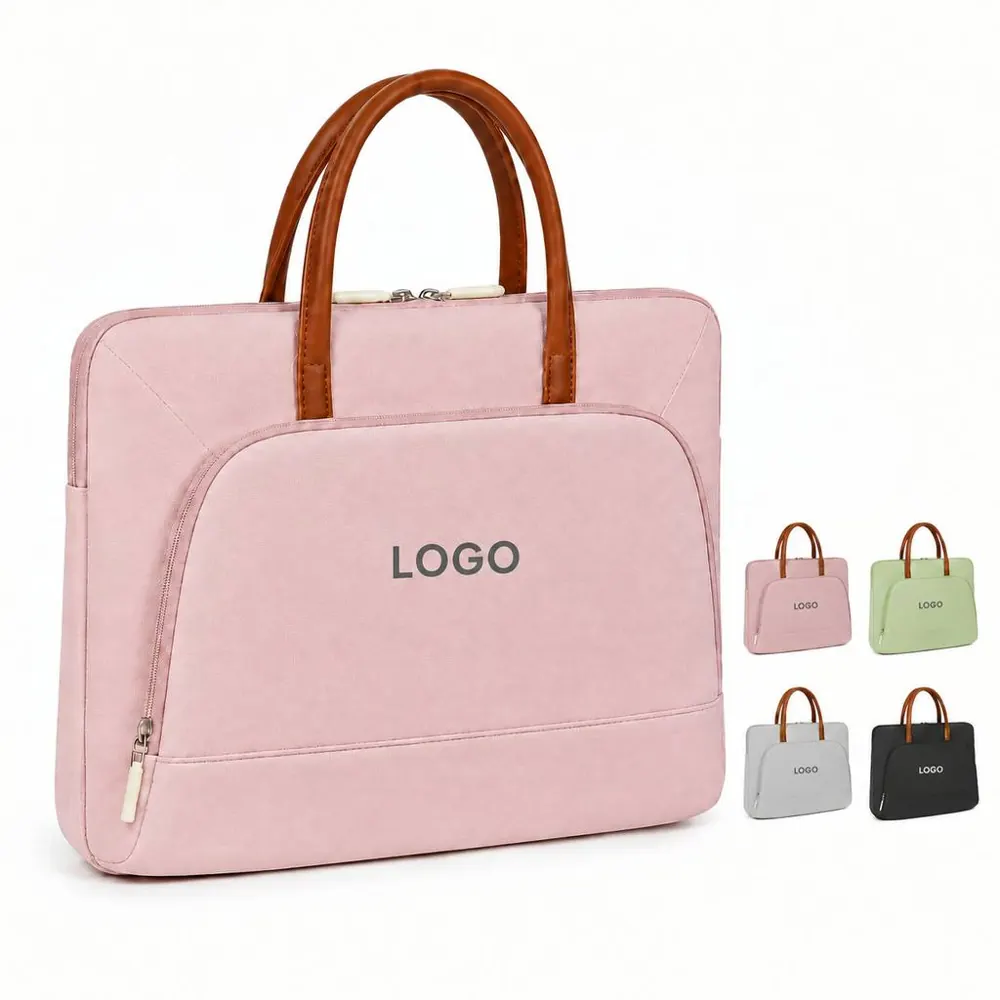 Water-Resistant Plush Laptop Organizer for 16-Inch