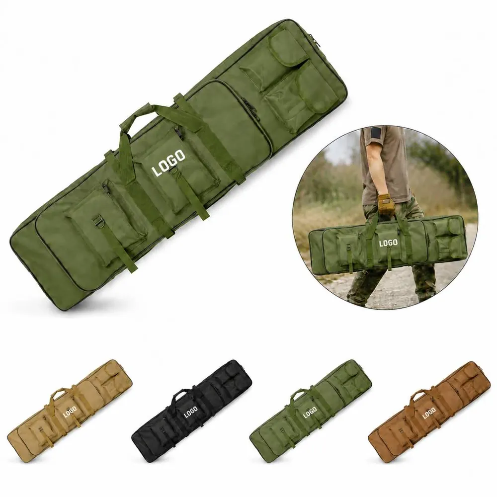 Water-Resistant Tactical Rifle Case for Secure Transport