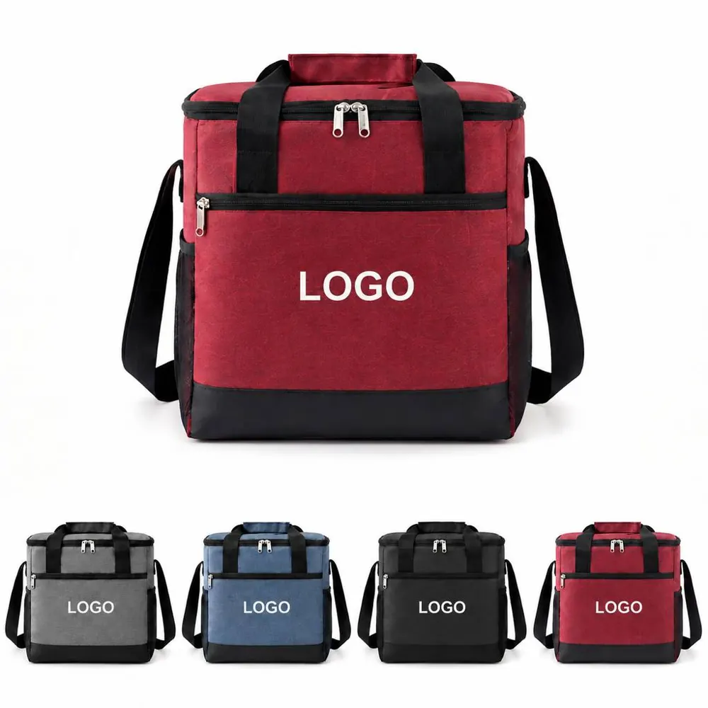 Insulated Foldable Lunch Bag for Picnics and Commutes
