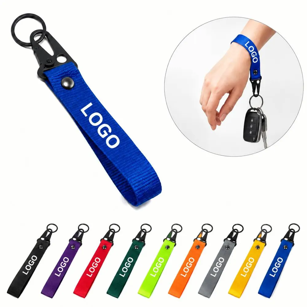 Durable Nylon Key Wristlet Strap for Secure Daily Use