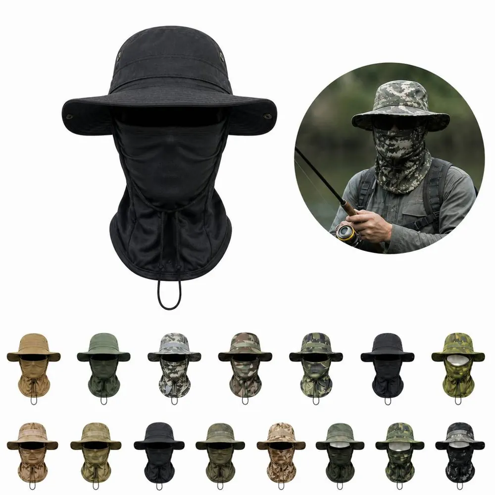 Wide Brim UPF 50 Outdoor Fishing Sun Hat 2