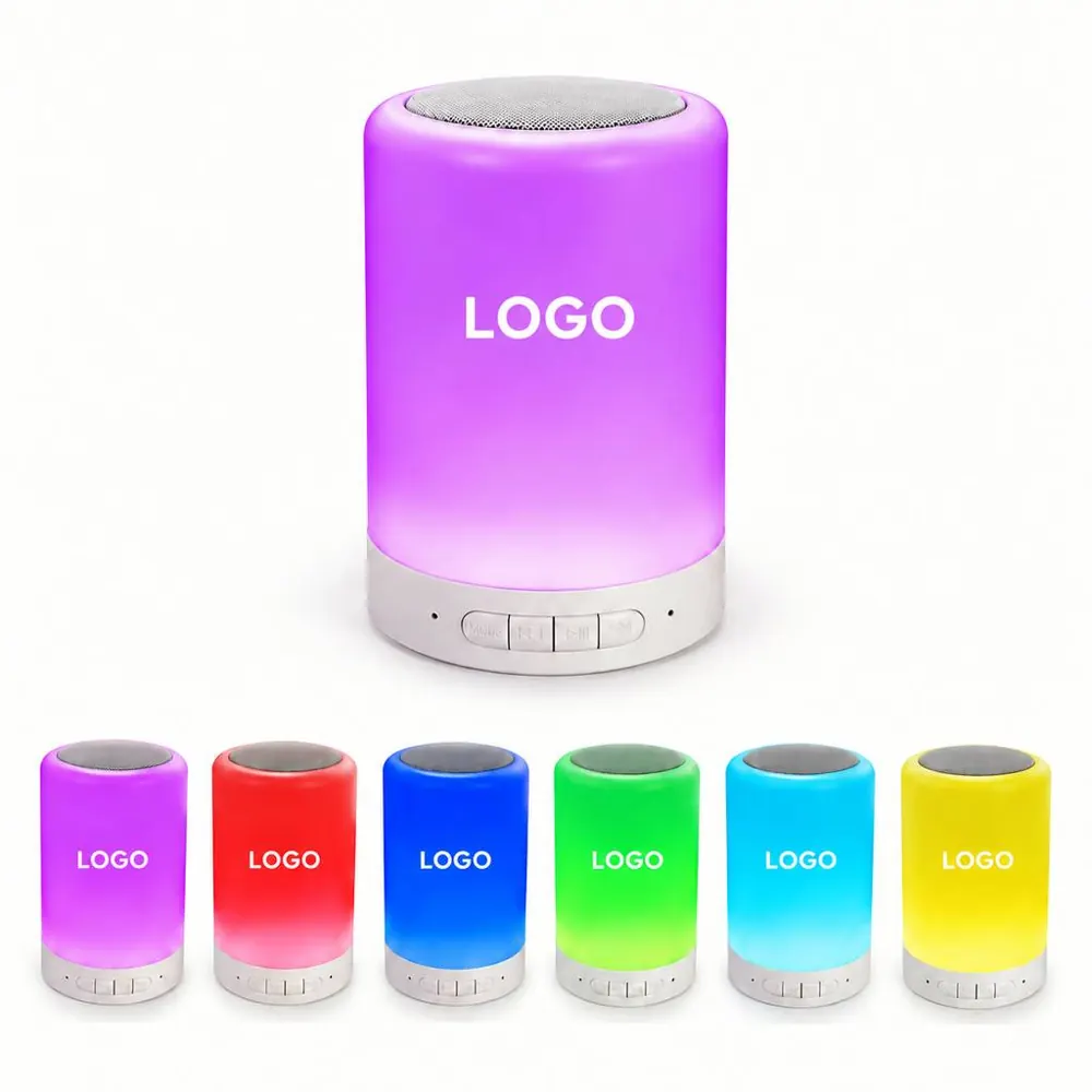 LED Night Light with Wireless Bluetooth Speaker