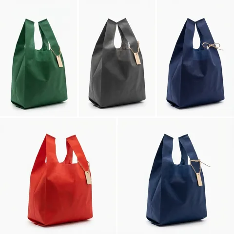 The Shirt-Sleeve Shopper: Collapsible Non-Woven Tote