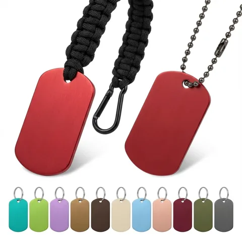 The Forge-Link: Sturdy Aluminum Keychain with Choice of Ring or 10cm Attachment