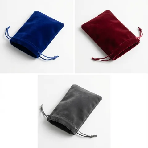 Secure & Sleek: Crafted Velvet Drawstring Gift Pouch (4x6 Inch)