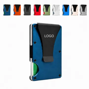 RFID Blocking Money Clip Card Holder Slim Design