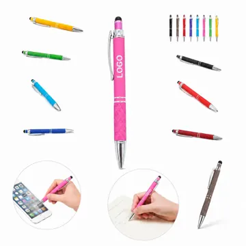 2-in-1 Stylus Ballpoint Pen for Tablets & Paper, Soft Touch