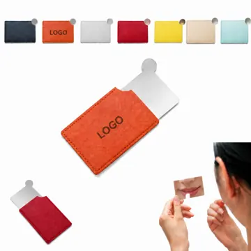 Slim Card Makeup Mirror - Compact Portable Wallet Mirror