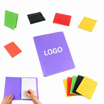 2-Pocket PP Document Folder, Lightweight & Durable