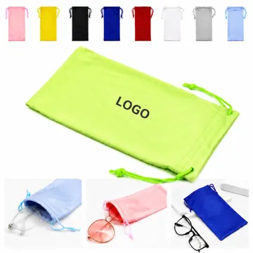 Microfiber Drawstring Pouch for Sunglasses and Eyewear