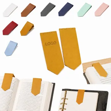 Handmade Vegan Leather Bookmark, Durable Eco-Friendly Page