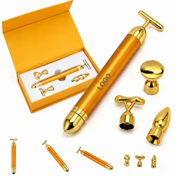 4-in-1 Vibrating Facial Massager Set with Interchangeable Heads